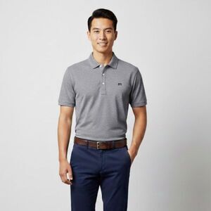 Travis Matew Flying Tortilla Purple Sage Polo Size Medium NWT